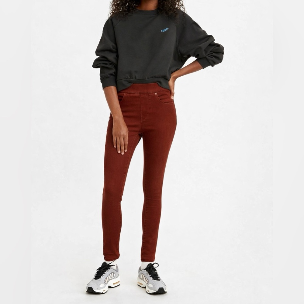 Levi’s Rust Shaping Denim Leggings Size 30